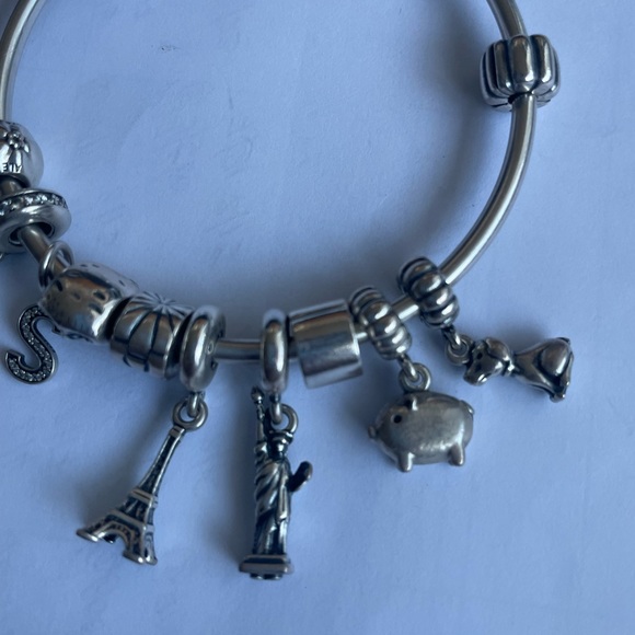 Pandora Cuff 7 charms - Picture 3 of 3